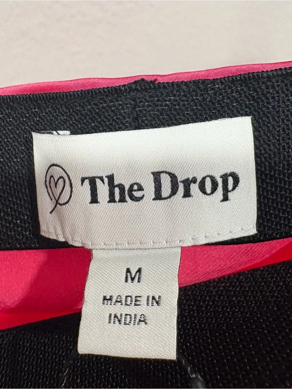 The Drop Women’s Maya Pink Silky Slip Midi Skirt - Size Medium